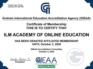 ILM Academy of Online Education - Affiliated Membership Certificate