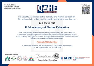 Accreditation Certificate 2025-2026